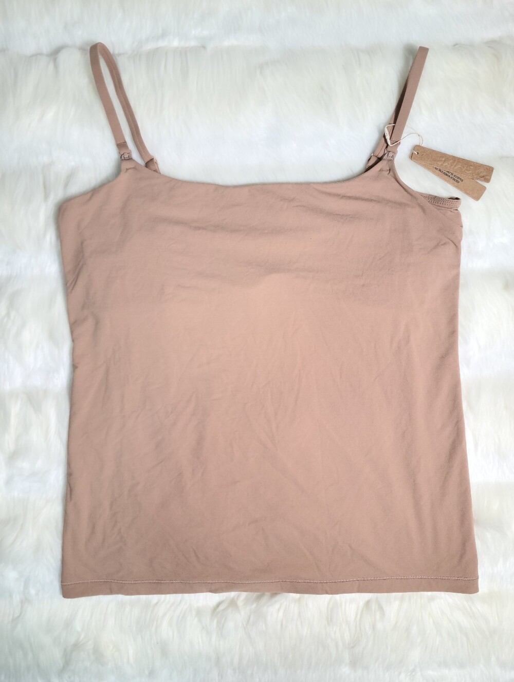 SKIMS Maternity Fits Everybody Sleep Top Tan Sienna Women X-Large NEW